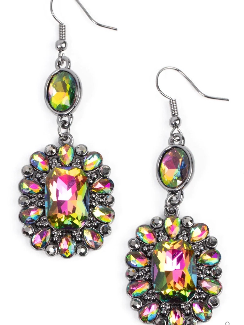Paparazzi Capriciously Cosmopolitan Multi Dangle Earrings - Women Jewelry